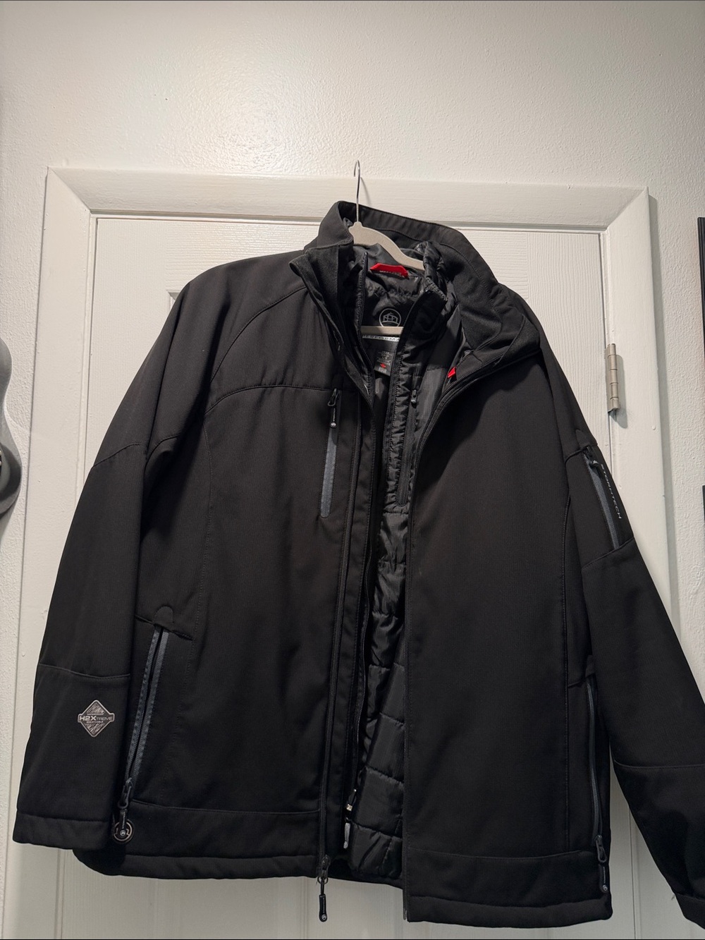 Men's Black Insulated Ski Jacket - Performance Winter Coat